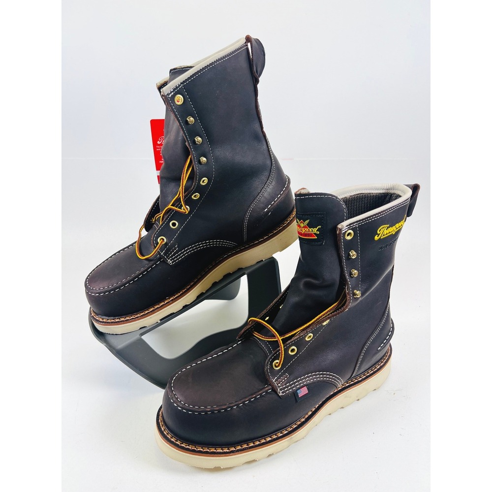 Thorogood 804-3800 1957 Series 8" Briar Pitstop Steel Toe Waterproof Boots 10D